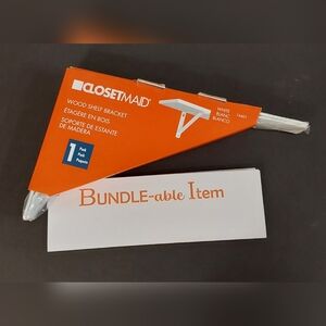 CLOSETMAID / Shelf Bracket / 1 PAIR / WHITE